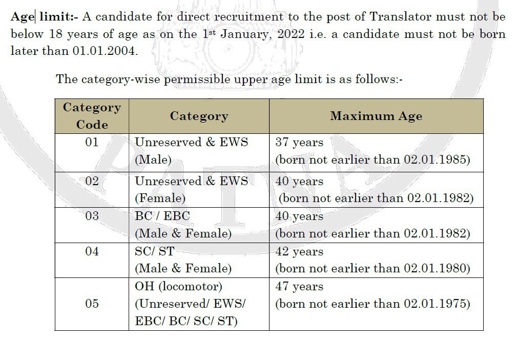 Patna High Court Recruitment - 39 Translator Best Job Vacancy 2022

