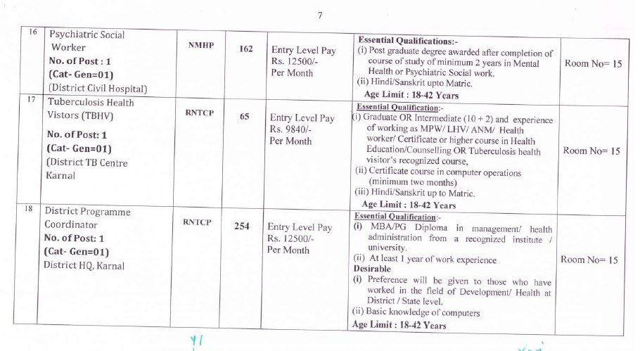 NHM Haryana Recruitment - 1200 Staff Nurse, Laboratory Technicians & Other Best Job Vacancy 2022
