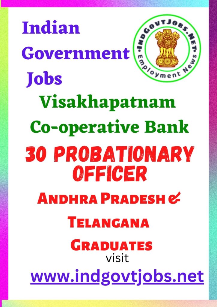 VC Bank Recruitment -30 Probationary Officer Best Job Vacancy 2022