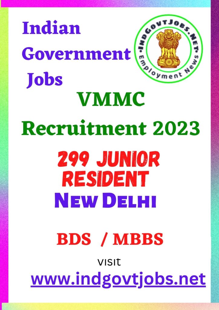 VMMC Best Job Vacancy 2022 - 299 Jr Resident Recruitment 3 VMMC Best Job Vacancy 2022 - 299 Jr Resident Recruitment