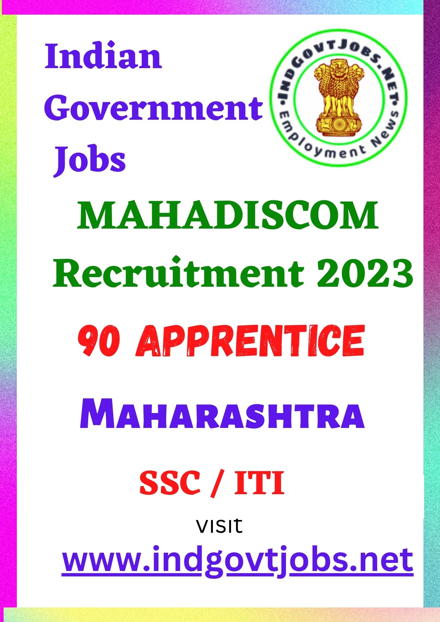 MAHADISCOM Recruitment - 90 Apprentice Best Job Vacancy 2023