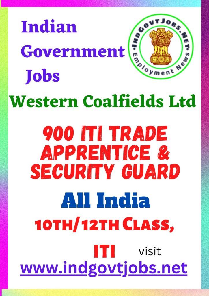 Western Coalfields Ltd Recruitment 2022
