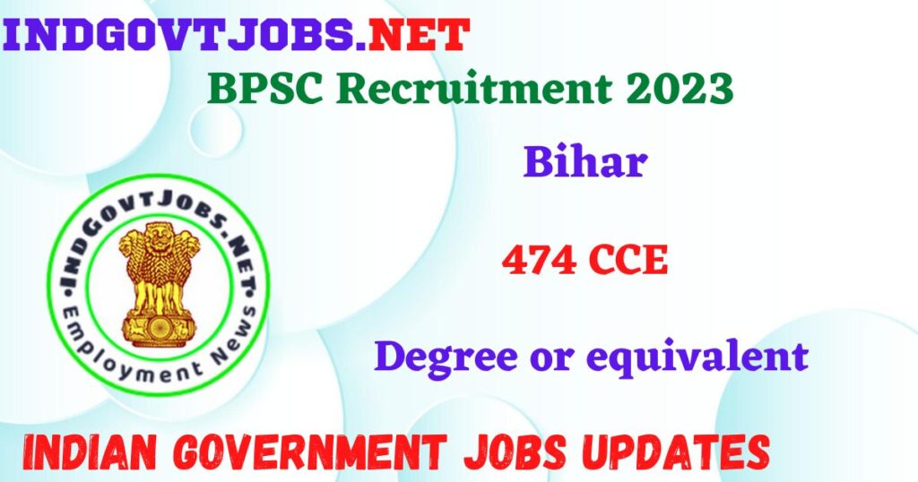 HMFW Recruitment 2023 - 474 CCE Apply Offline IndGovtjobs