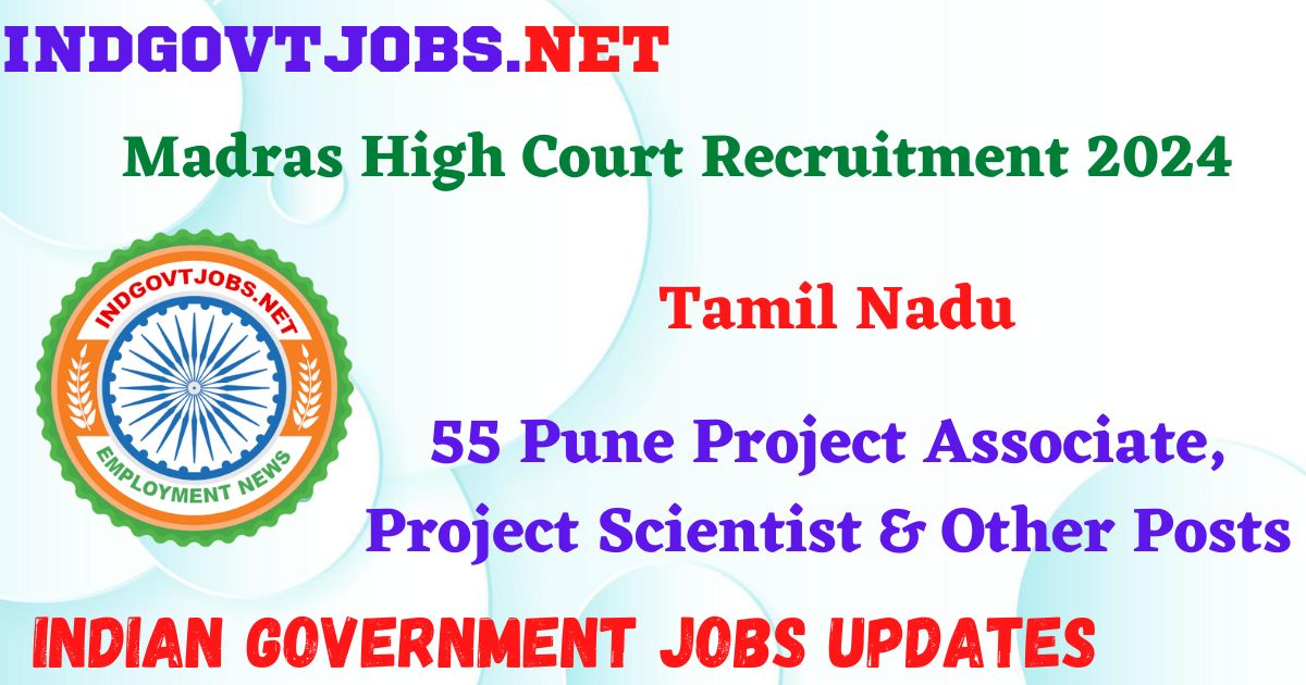 Madras High Court Recruitment 2024 – 75 VC Host (Technical) Posts Employment News