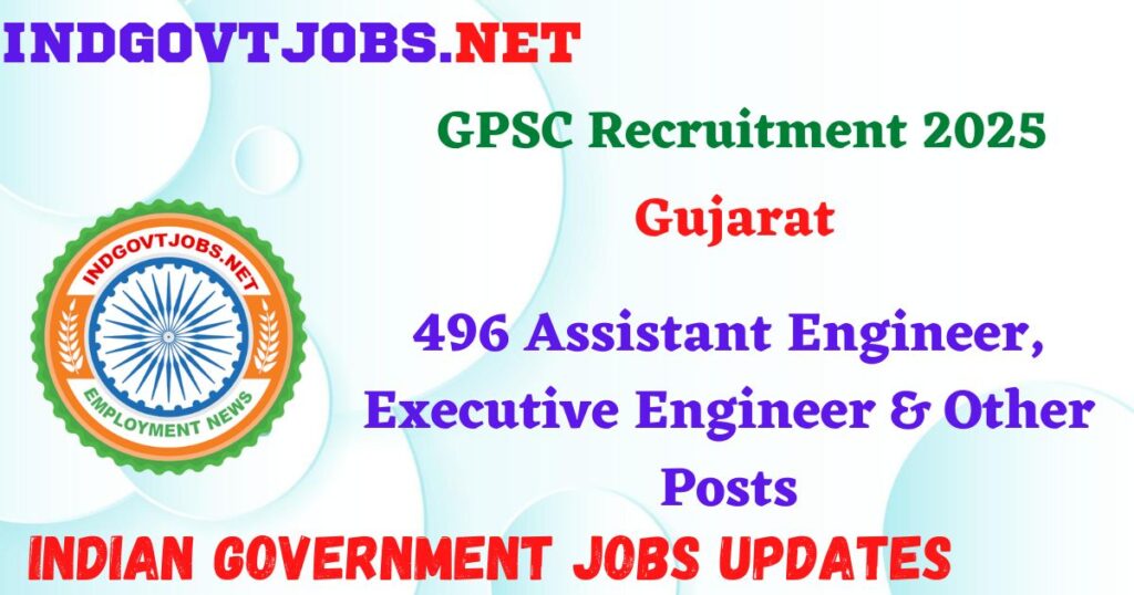 GPSC Recruitment 2025
