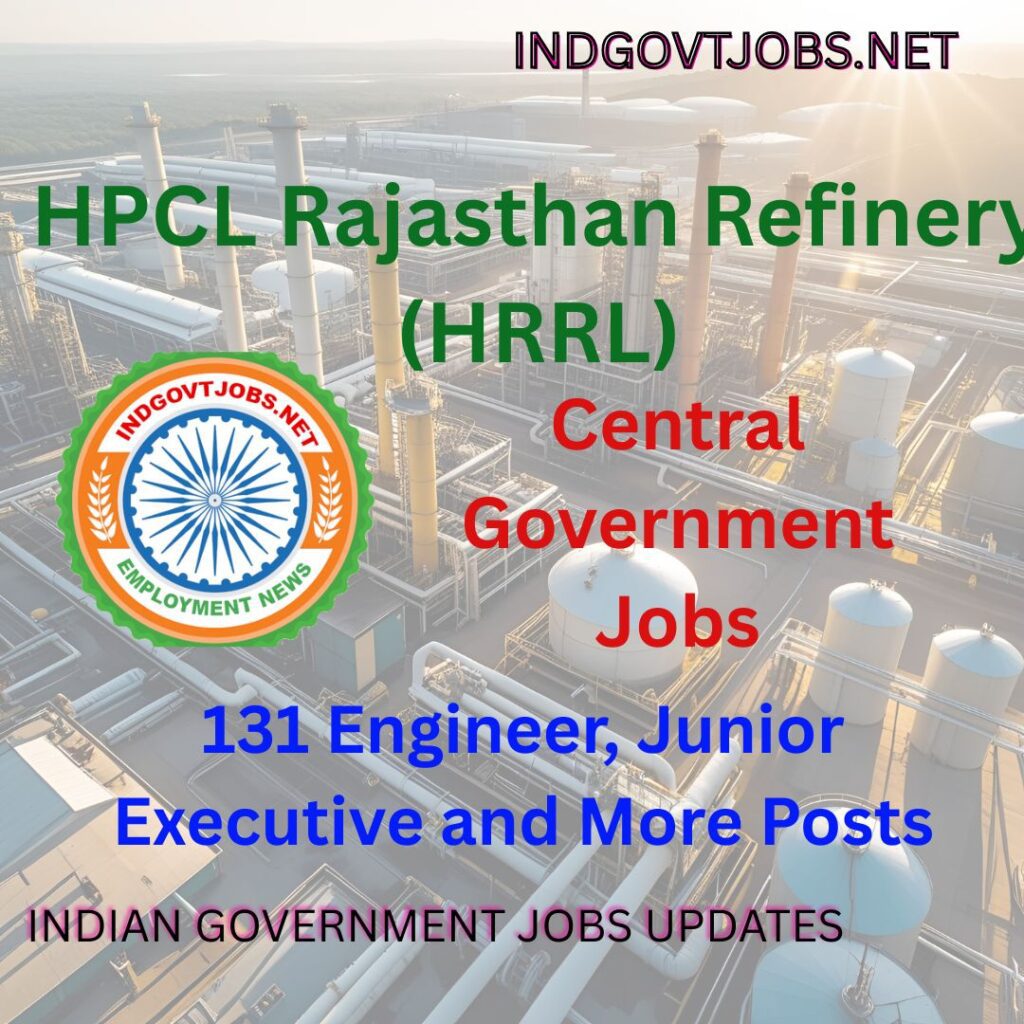 HRRL Recruitment 2025 – 131 Engineer, Junior Executive and More Posts IndGovtjobs