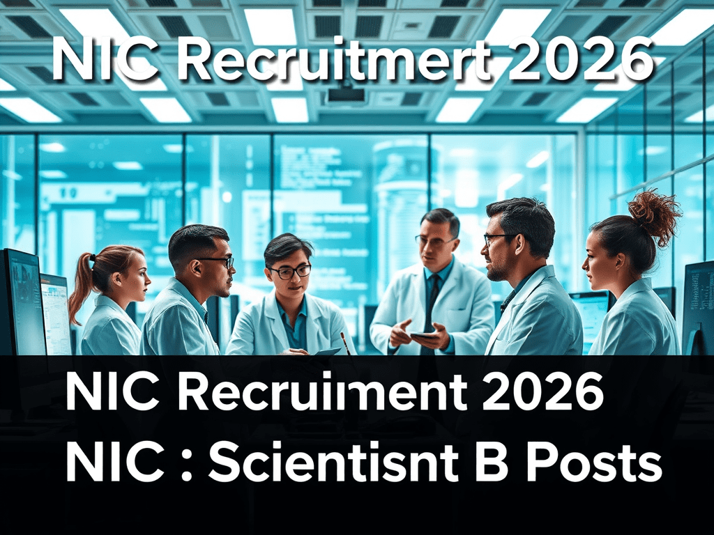 NIC Recruitment 2026 – 243 Scientist B Posts IndGovtjobs